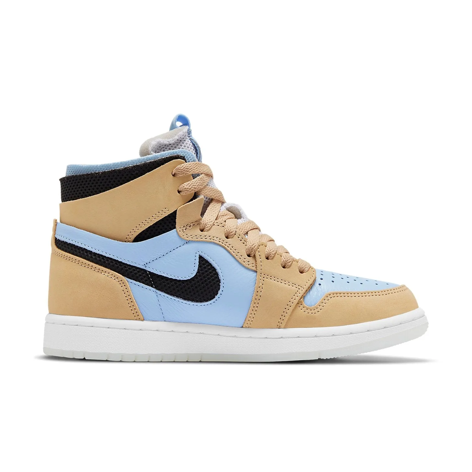 air jordan 1 high zoom comfort high psychic blue sesame qb40o