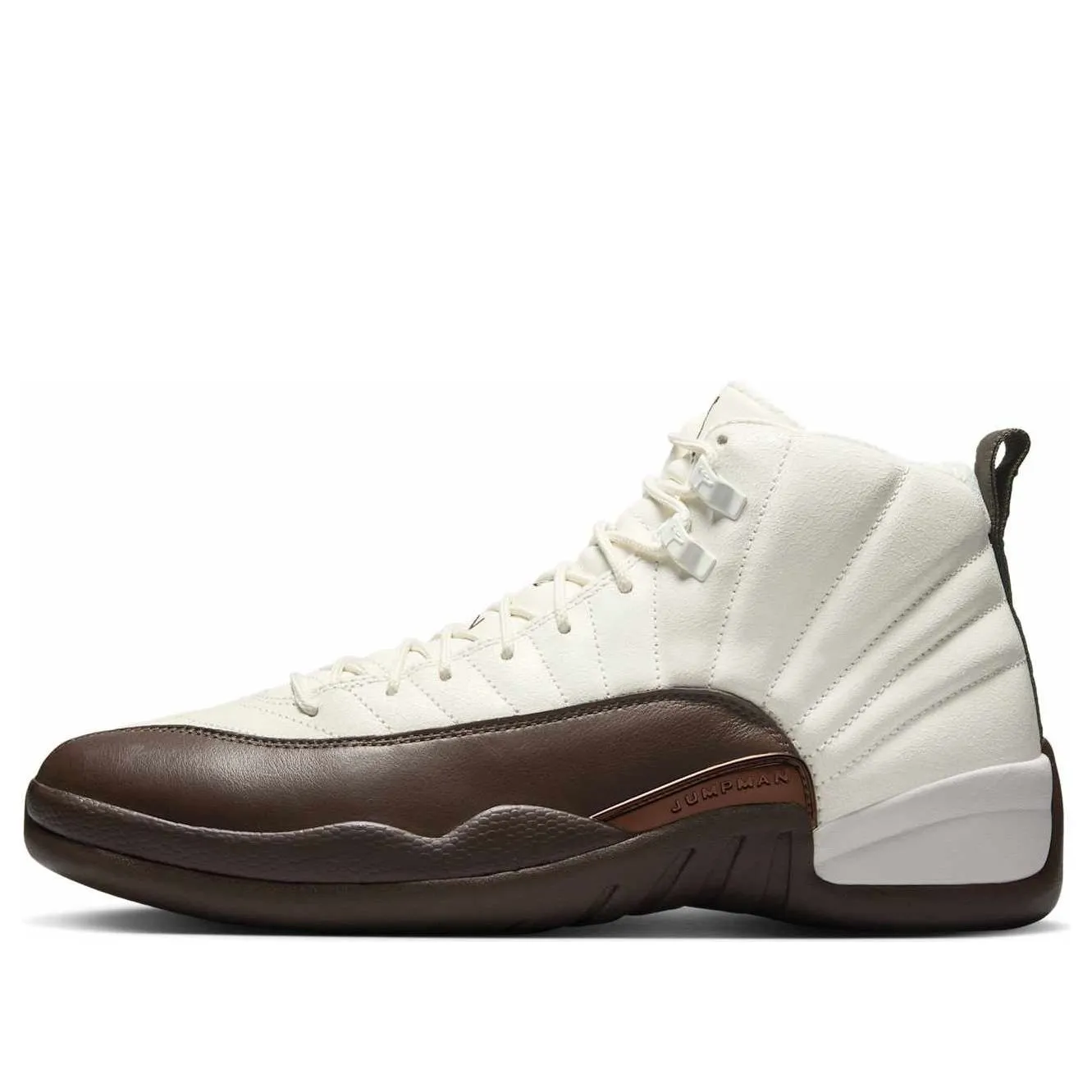 air jordan 12 x solefly white baroque brown biy1c
