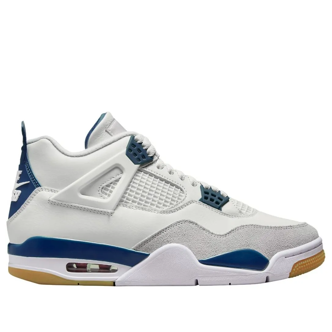 air jordan 4 retro sb white navy tslwl