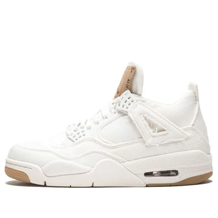 air jordan 4 retro x levis white denim 2l1ri