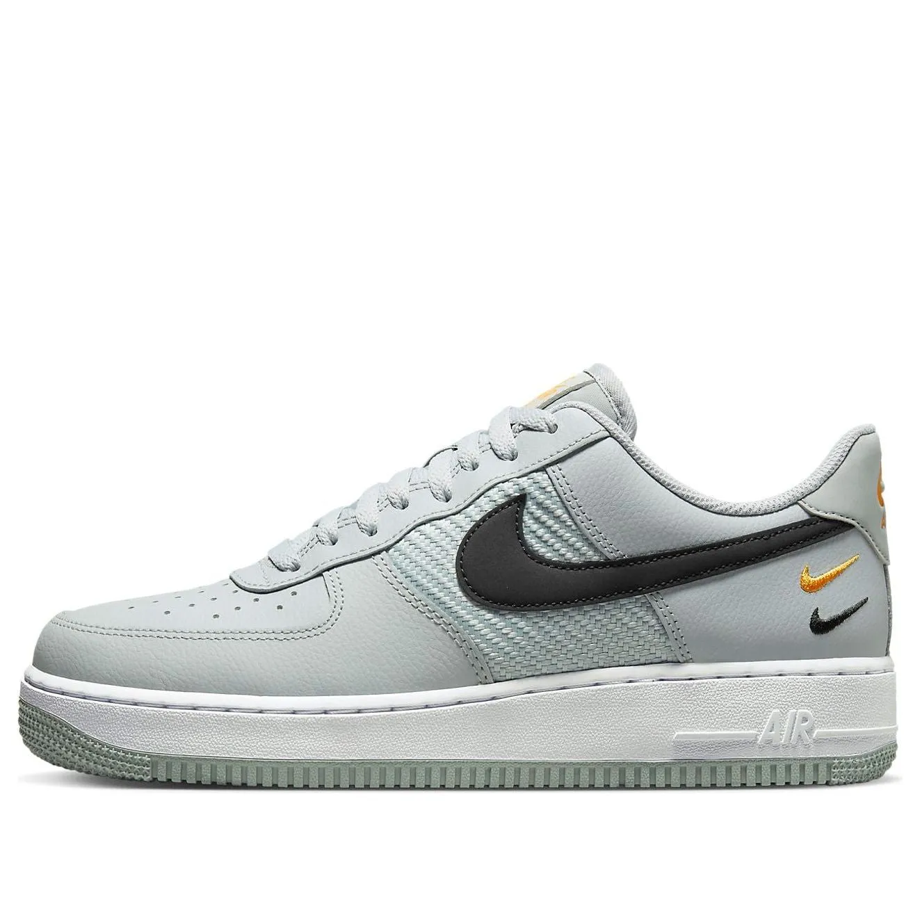 nike air force 1 07 double swoosh wolf grey qye2m