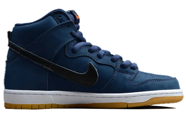 nike dunk high pro iso sb orange label midnight navy