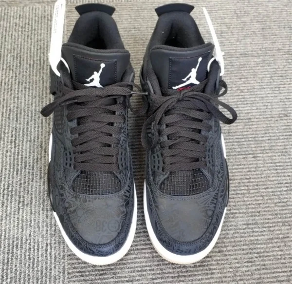 Click to view full screen Air Jordan 4 Retro 'Black Laser' photo review