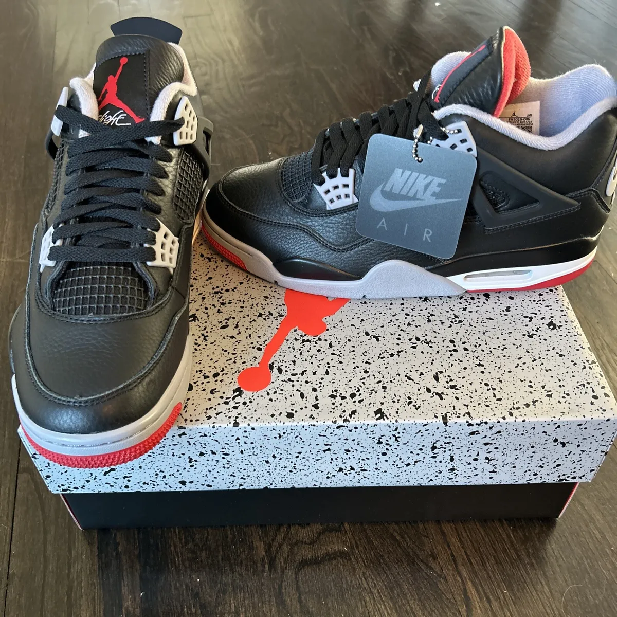 Air Jordan 4 Retro 'Bred Reimagined' photo review